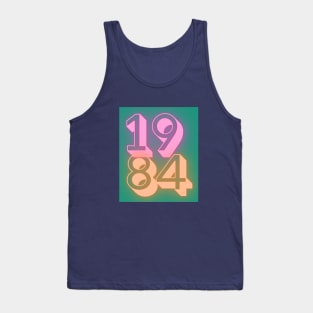 1984, retro, vaporwave Tank Top